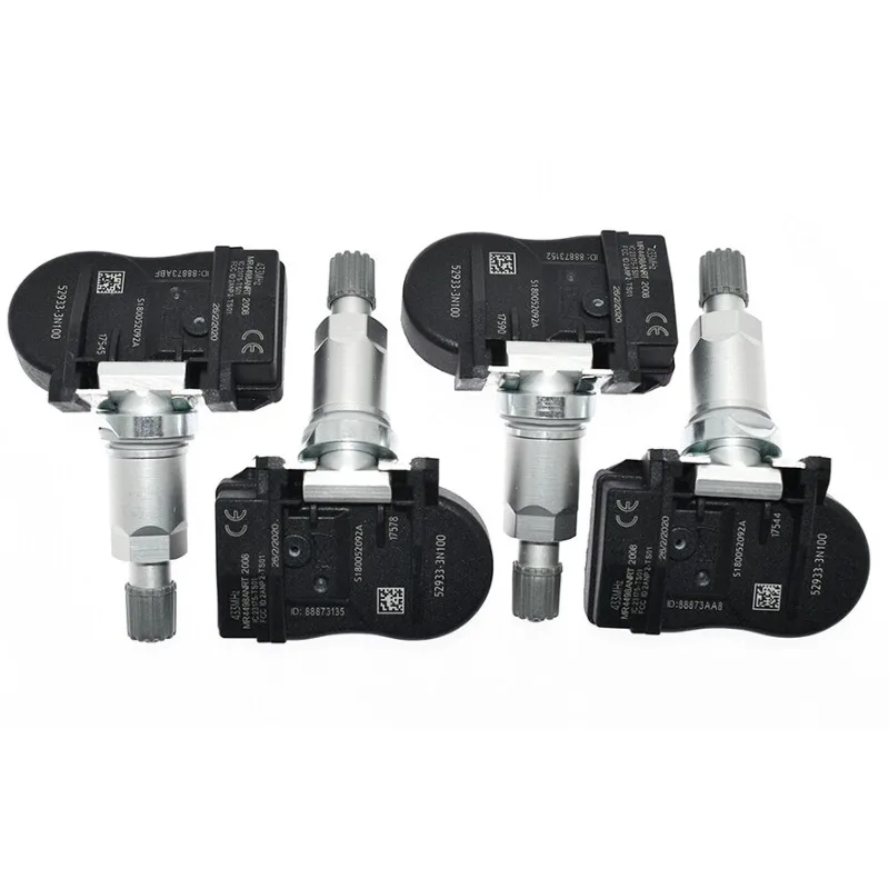

52933-3N100 Tyre Pressure Monitor Sensor 4PCS For Hyundai Accent [HC] Genesis [DH] I30 [GD] Kia Ceed [JD] 433MHZ TPMS 529332M650