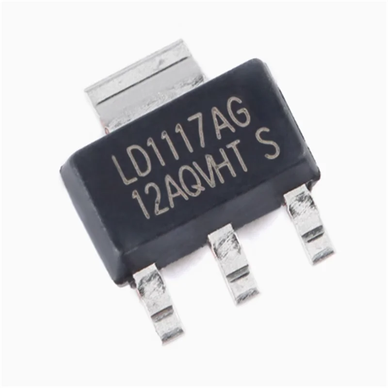 xkss New  Original 10pcs LD1117-1.2/1.5/1.8/2.5/3.3/5.0/ADJ SOT-223 Linear Voltage Regulator LDO Chips LD1117-3.3