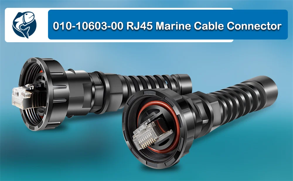 ANX 010-10603-00 Stecker, wasserdicht, RJ45, 2er-Pack, kompatibel mit Garmin Marine Netzwerkkabelanschluss, Stecker auf Stecker, Schutzart IP67 – Detail 11