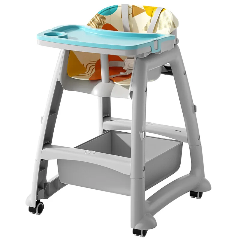 

Baby Dining Chair Multifunctional Household Roller Portable