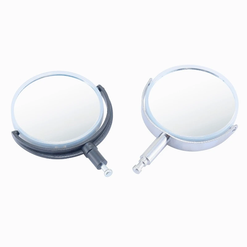 Miroir réflecteur pour microscope biologique, lentille de condenseur avec support métallique, accessoire pour microscope optique.