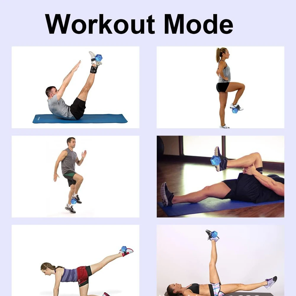 滑り止めダンベルフットアタッチメント、ウェイトリフティング、レッグトレーニング、ホームジムトレーニング用の調節可能なアンクルストラップ1ペア、男性、女性用