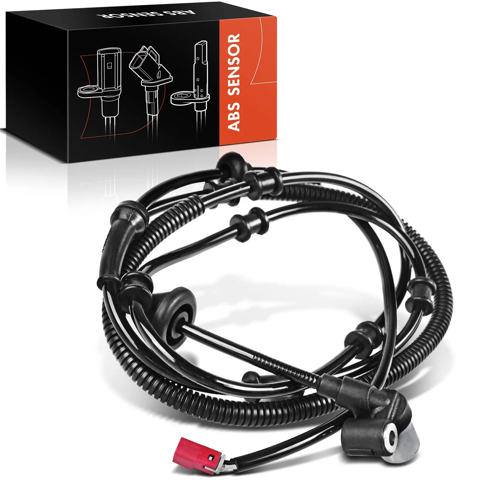 Frankberg 1x ABS Sensor Achteras Rechts voor Jeep Cherokee XJ 2.1L 2.5L 4.0L 1991-2001 5S6507 ALS85 52005932AB 52005932