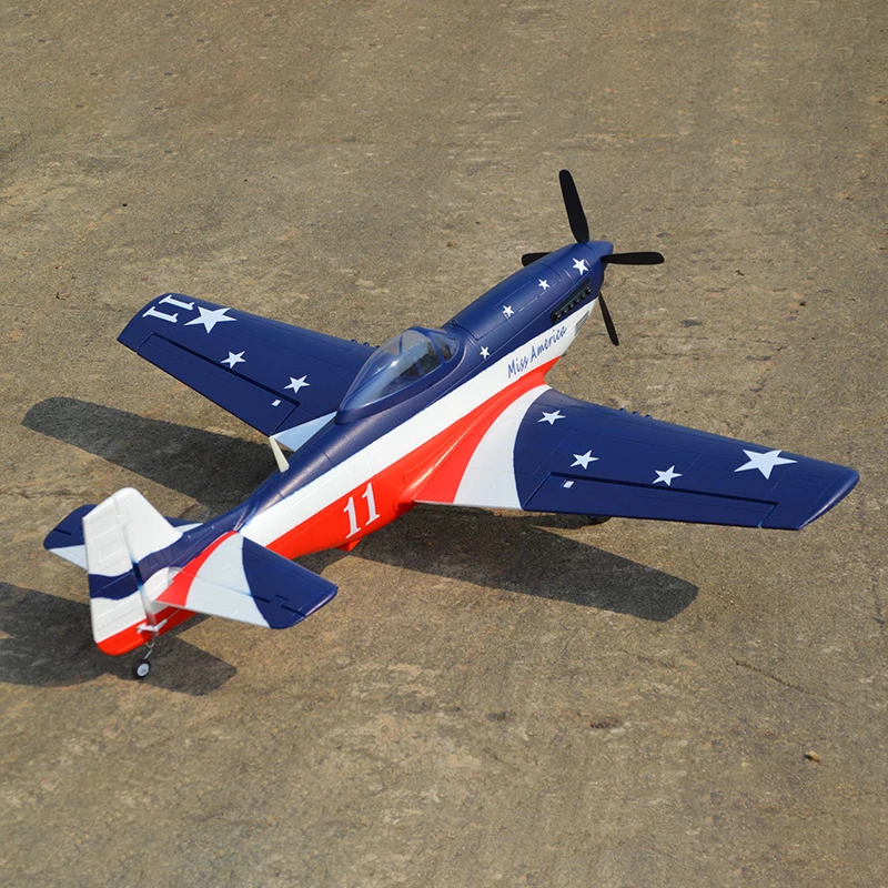 هوكل Haokai نموذج 1200 مللي متر P51 Missimamerica آلة رياضية إيبو تجميعها التحكم عن بعد نموذج طائرة لعبة الكبار الديكور #4