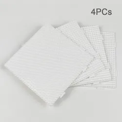 4PCs 5mm Hama Beads White Pegboard Template Board Pixel Art Iron Puzzle Square tool DIY Figure Material Board Perler Beads