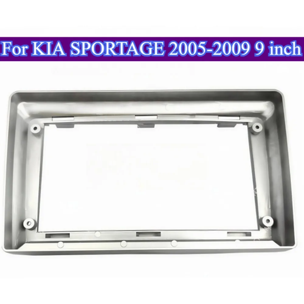 

For KIA SPORTAGE Car Accessory 2005-2009 9'' Radio Fascia Frame Stereo Dash Kit 2Din Covers Fascias Panel Trim Automotive tools