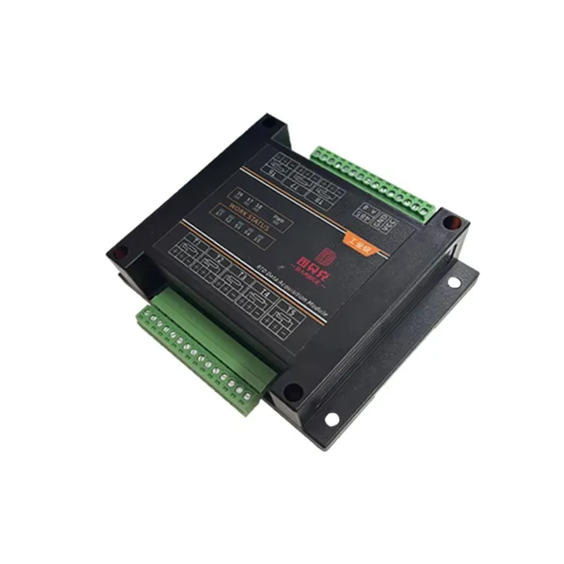 8-Channel PT100 RTD temperature data collection module RS485 Modbus RTU Industrial DIN rail mount