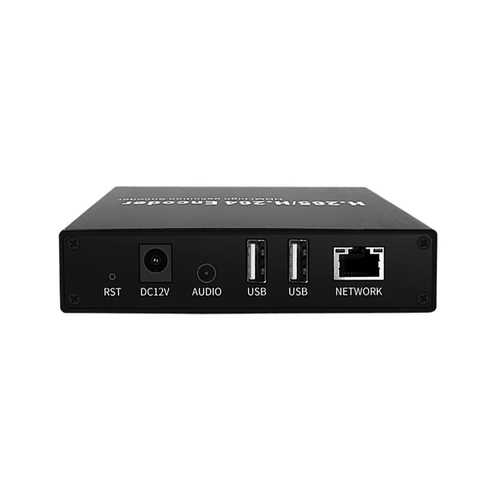 EXVIST H.265 4K HDMI Encoder w/HDMI Loopout Dual USB2.0 for Recording Playing Compatible with ONV/HK for IPTV Streaming Encoder