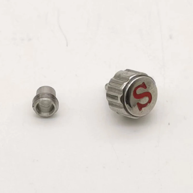 Silver/Black/Rose /Gold Watch Crown Fits NH35 NH36 4R35 4R36 7S26 Movement Seiko SKX007 SKX009 SRPD Stainless Steel Crowns Parts