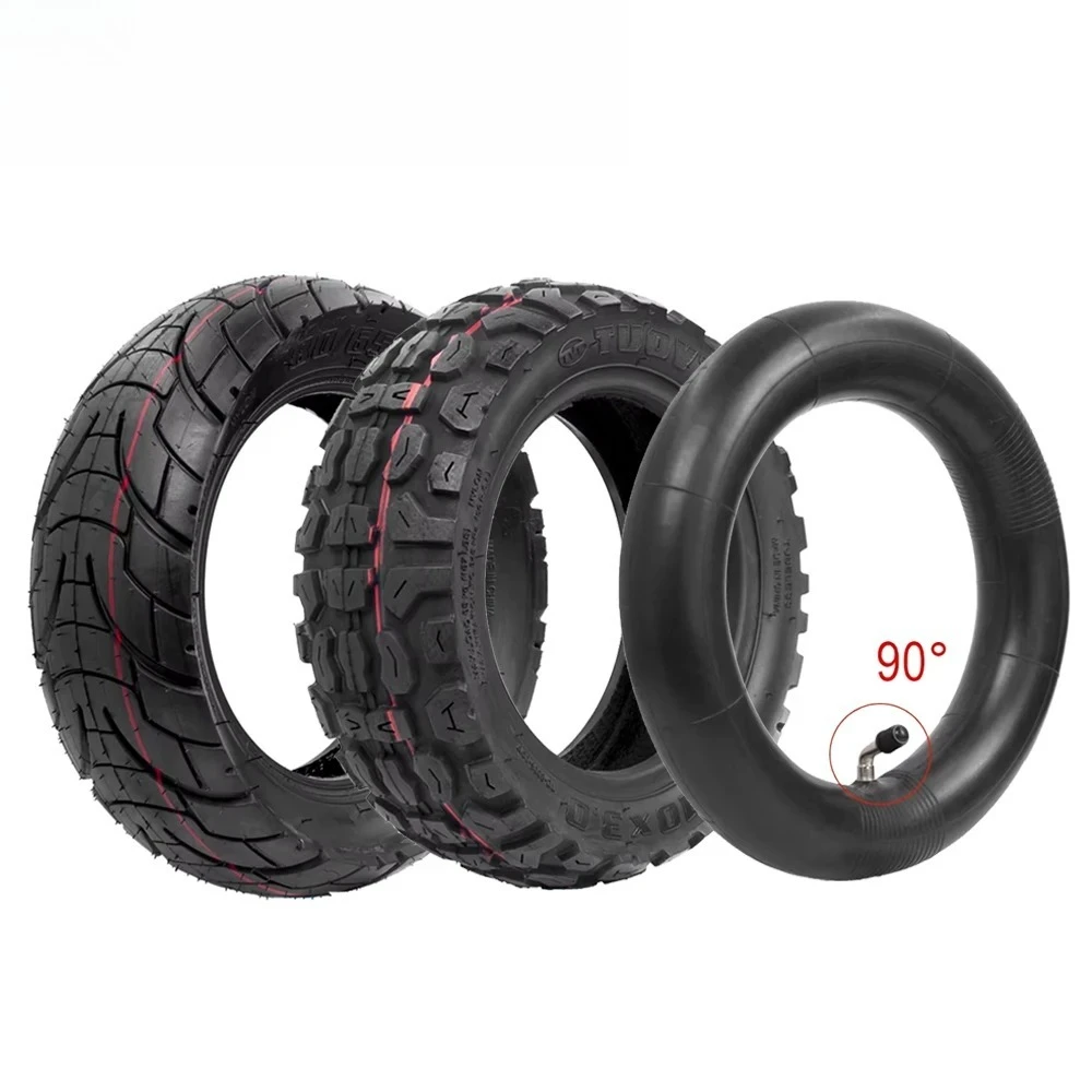 10 بوصة 80/65-6 10X3 إطار طريق المدينة للطرق الوعرة لـ Speedual Grace 10 لـ Zero 10X لـ Kugoo M4 Pro E-Scooter 10x2.50 الأنبوب الداخلي