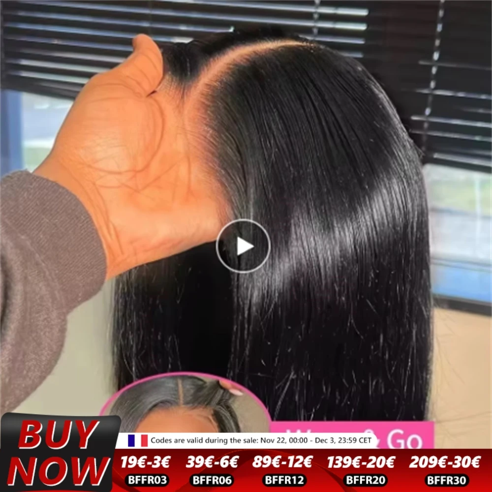 Miniask Ready To Wear Sale 4X6 5X5 Straight Wig Pre-Plucked Human Hair Wigs For Women 9X6 7X5 Glueless Natural Hair Wig