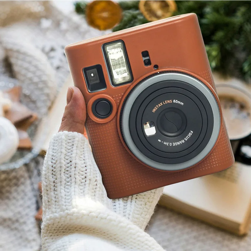 ل Fujifilm Instax Mini 41 سيليكون حافظة كاميرا فورية لينة شل المناسب غطاء سيليكون الكاميرا الملحقات بلون لينة