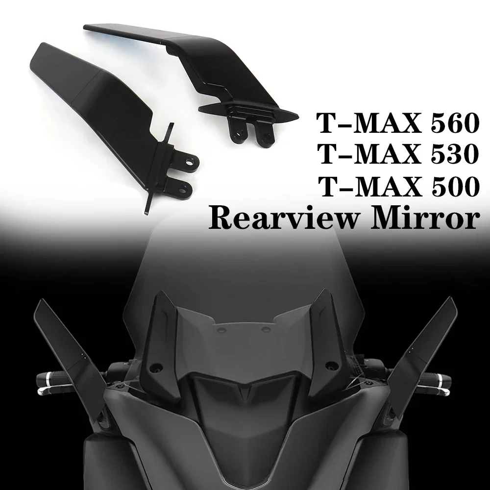 

For T-MAX 500 04-12 TMAX 530 12-19 T-MAX560 2020 Motor Accessories Stealth Wing Mirrors Sports Winglets Mirror Adjustable Mirror