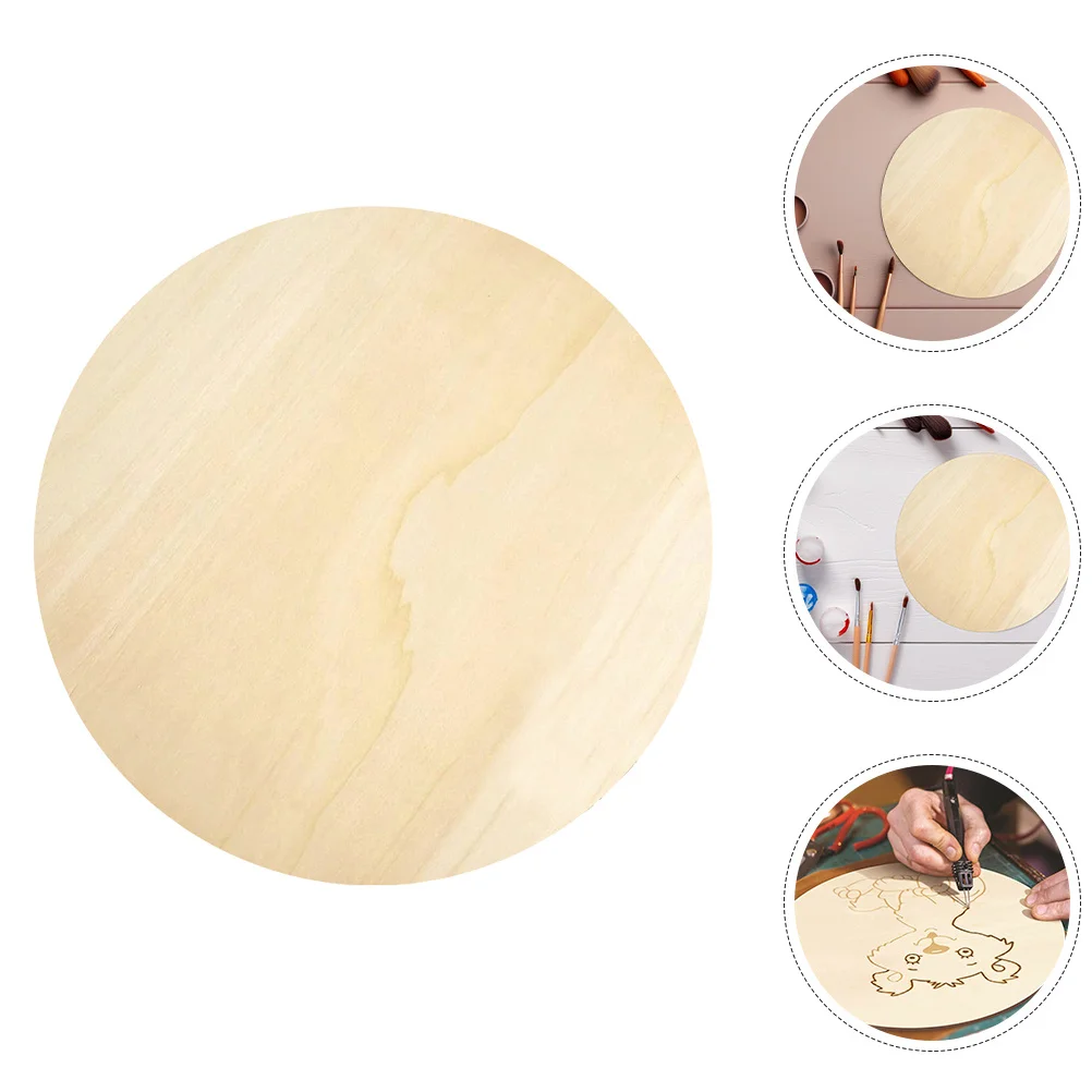 

6pcs Large Round Wood Slices 11.79 Inch Unfinished Natural Poplar Circles For Diy Crafts Painting Carving Christmas Wedding