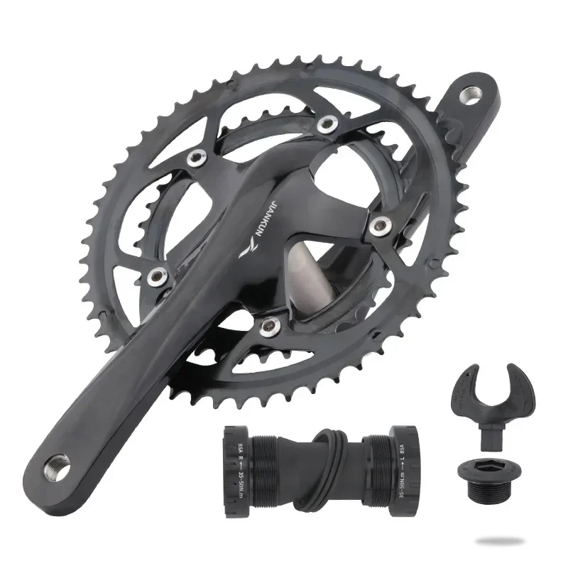 

20/22 Speed Folding Bike Crank 39-53T Iamok Chain Ring Road Set JIANKUN 130BCD Hollow Double Disc
