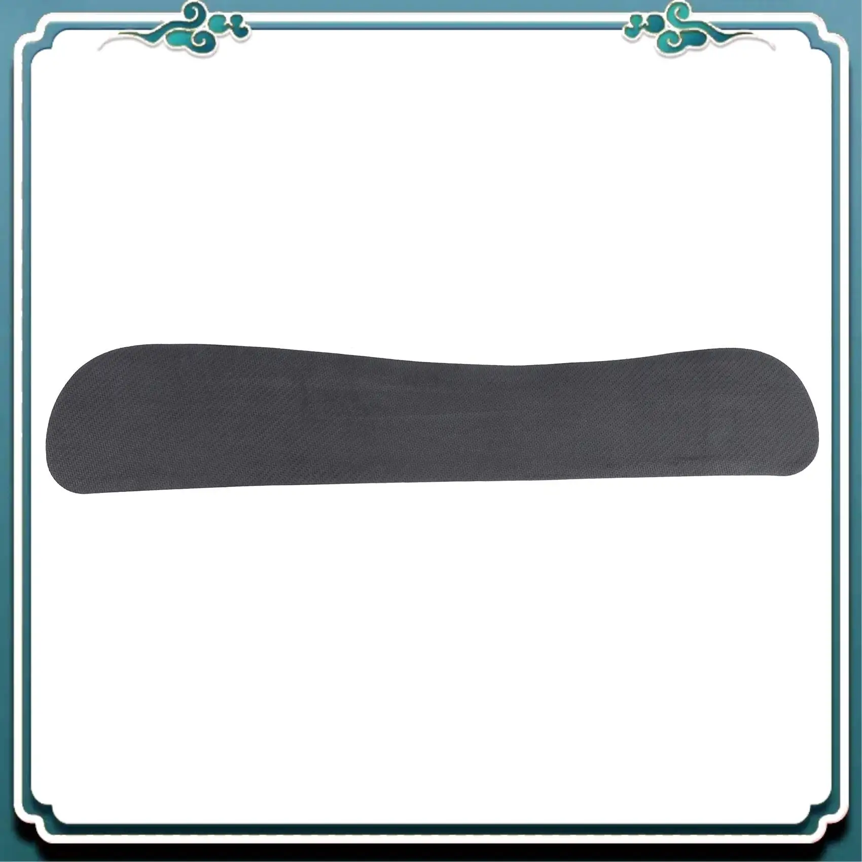 وسادة مسند معصم للوحة المفاتيح من إسفنج الذاكرة سهلة الاستخدام، ودعم وسادة معصم الماوس للمكتب، وخفيفة الوزن، باللون الأسود #1