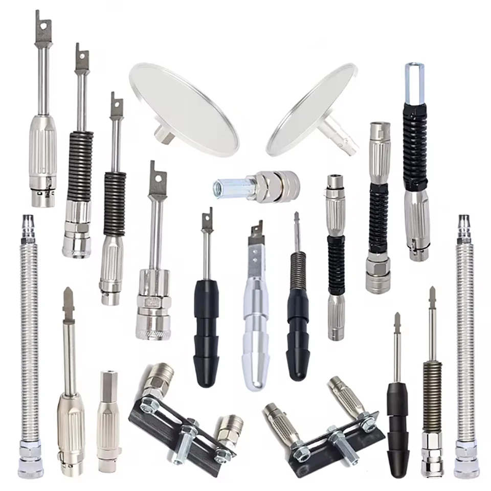 DTSUDU Bendable Spring Connector Extension Rod for Sex Machines with Suction Cup Vac-u-lock Compatible Multi Attachments Optiona