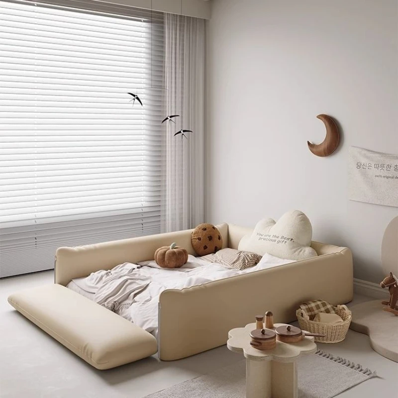 

Human kennel splicing tent bed bedroom simple lazy sofa living room large fence bed guardrail bed