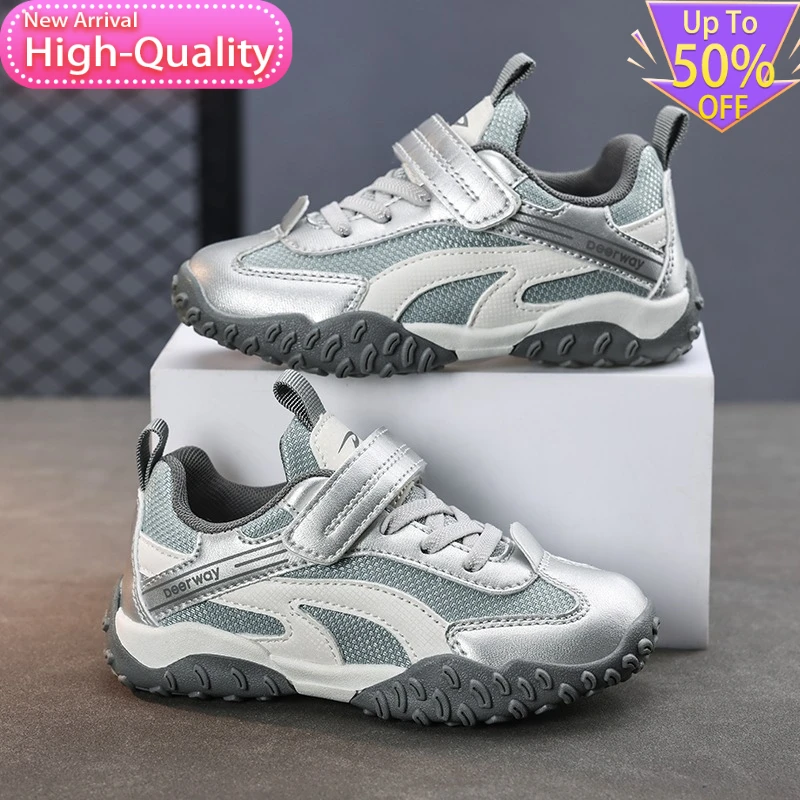

Hot Selling Spring Versatile Childrens Sports Shoes Flexible Support Anti Slip Running Shoes Campus Daily Soft Casual Shoes