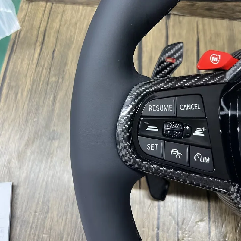 For BMW G10 G12 G05 G06 G20 G30 G32 M3 M4 Steering Wheel Horn Cover High End ACC Multi Function Buttons Horn Shell