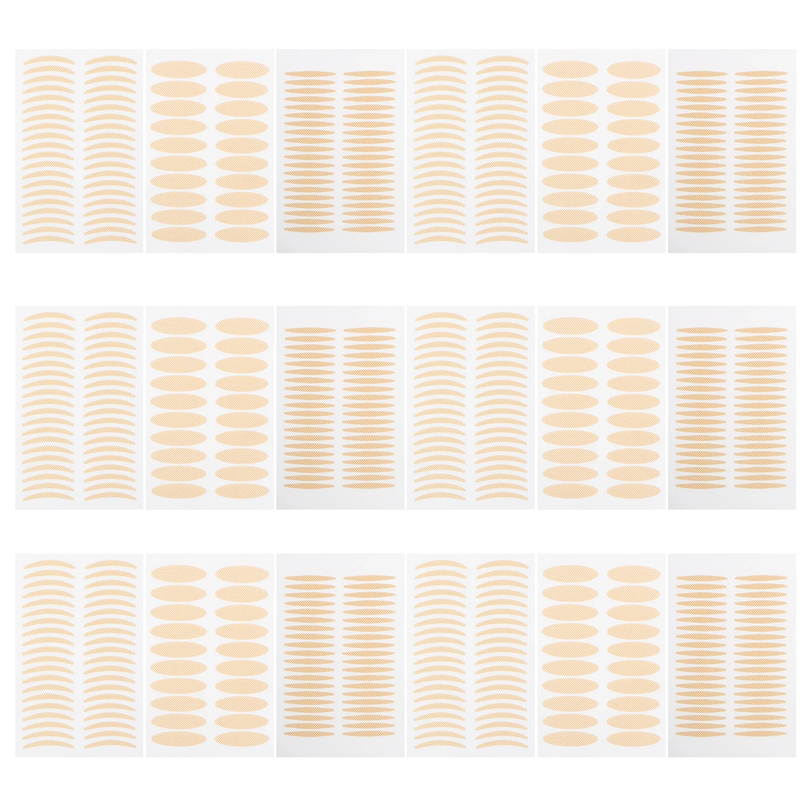 

1 set 1 Set Breathable Lace Double Tape Invisible Skin Color For Hooded Droopy Eyes Long Lasting Adhesive Eyelid Lifter Strips