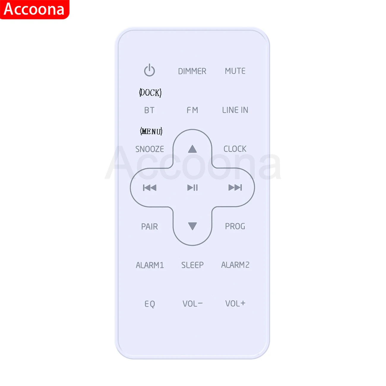 Remote control for RSR DS411  pure acoustics stage SKYWORTH BROOKSTONE STUDIO