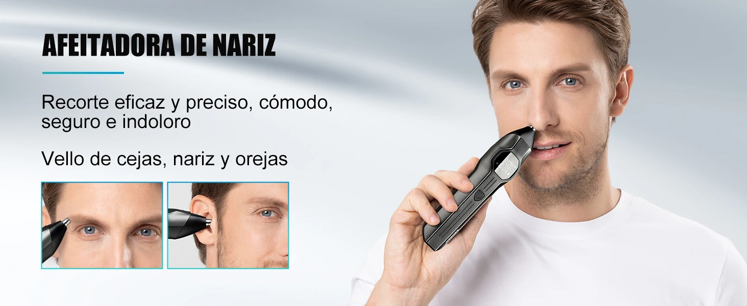 Kensen S30 Haarschneideset für Männer 4-in-1 Haarschneider Nasenhaartrimmer IPX7 Wasserdicht LED-Display Haarschneidemaschine für Friseure – Detail 5