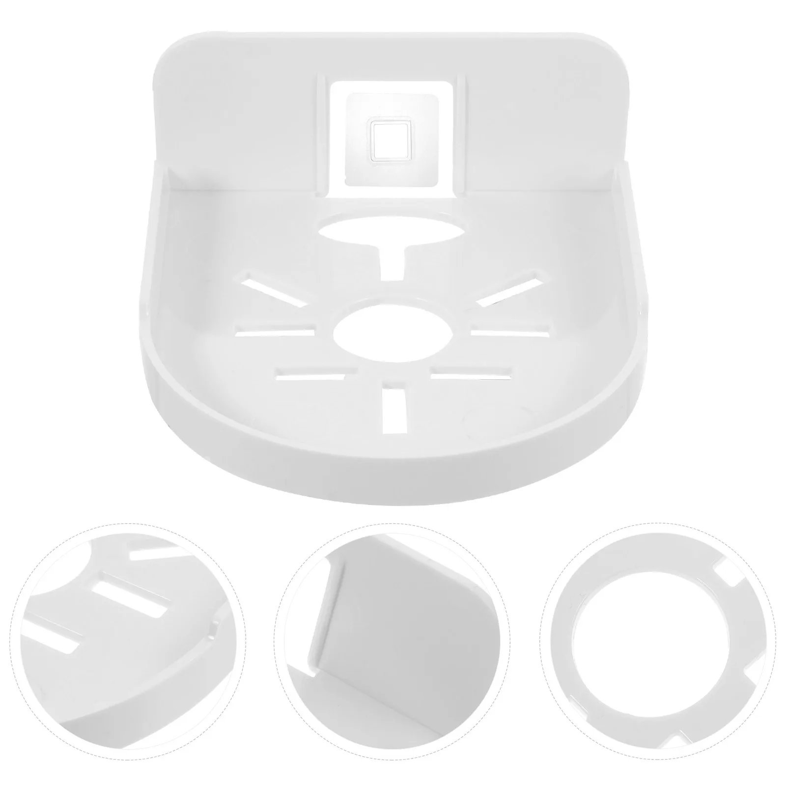 

2Pcs Security Camera Brackets Wall Mount Floating Shelves Small Shelf Speaker Stand Adhesive Shelf Small Shelves