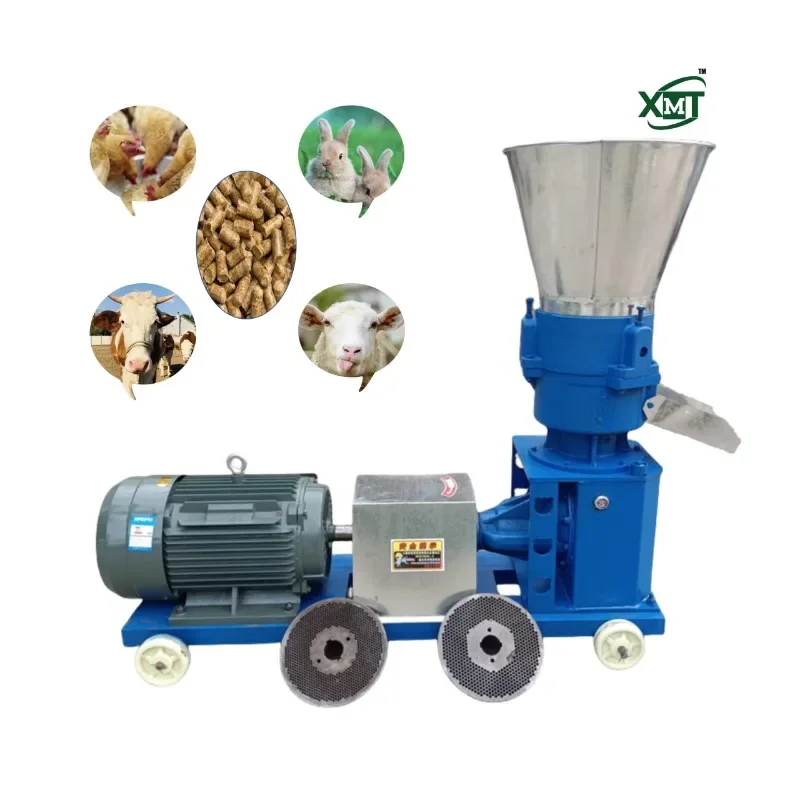 Agricultural Equipment Animal Feed Processing Machinery for Chicken Farm Forage Chicken  Feed Pellet Machine Feed Granulator