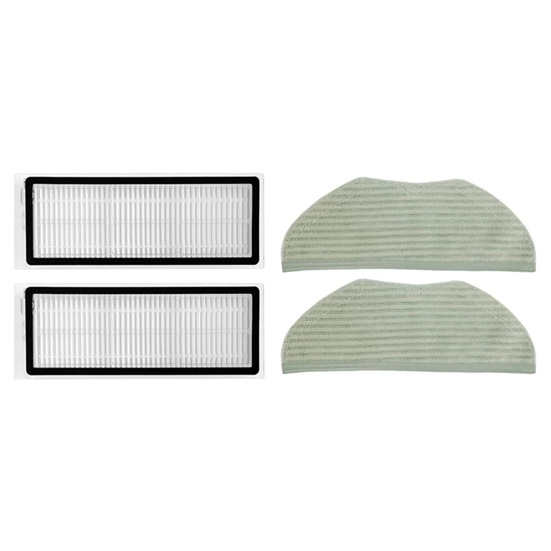 Repuesto de filtro HEPA para aspiradora robótica, accesorios de 4 piezas de repuesto para 360 S9 X95 X90