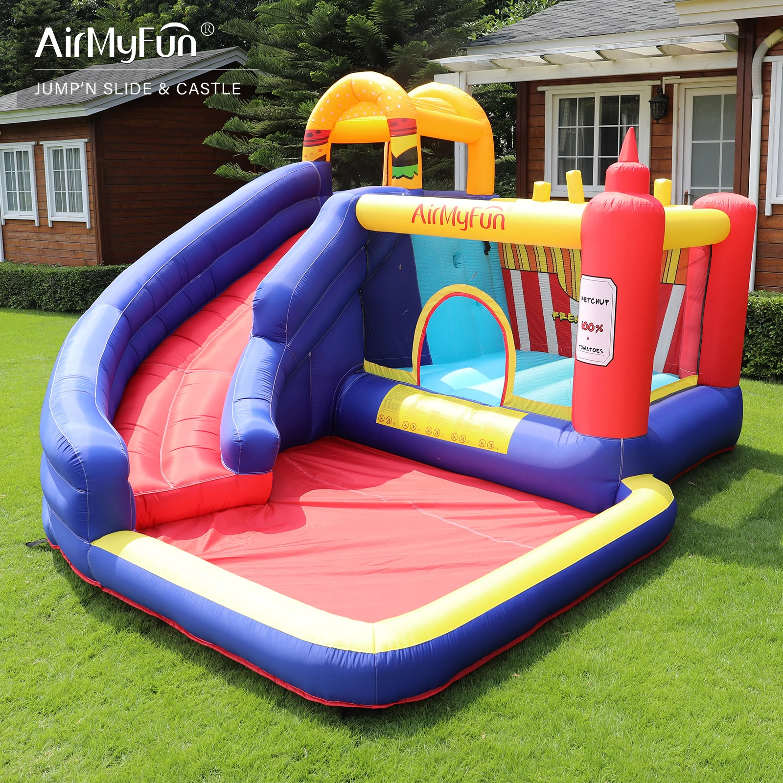 

Airmyfun Hot Sale Funny Party Air Bouncer Inflatable Trampoline Inflatable Slide Bouncer Bounce House Air Bouncer Inflatable