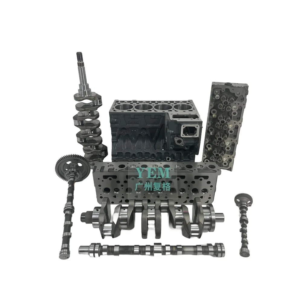 Stock Complete Cylinder Block Cylinder Head Crankshaft Camshaft for Kubota B6000 Engine Replacement Parts
