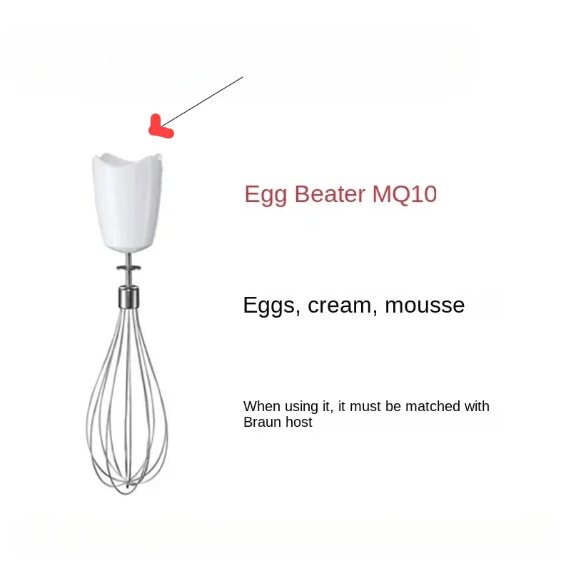 Multi Functional Cooking Stick And Machine Accessories, Egg Beater Gearbox, Suitable For Braun Mq745/785/735/725