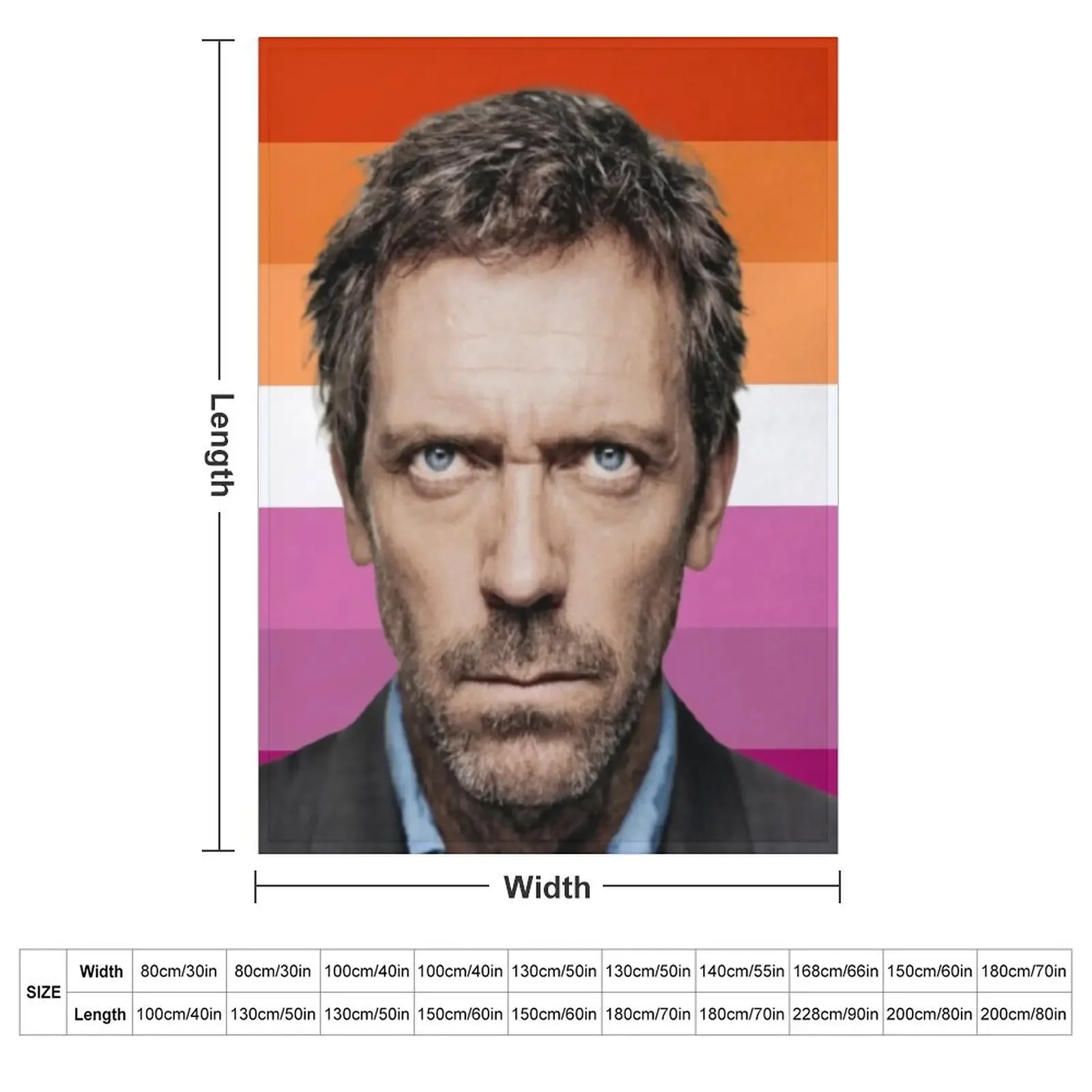dr gregory house lesbian pride Throw Blanket Luxury Thicken Blankets For Bed Polar Bed covers Blankets