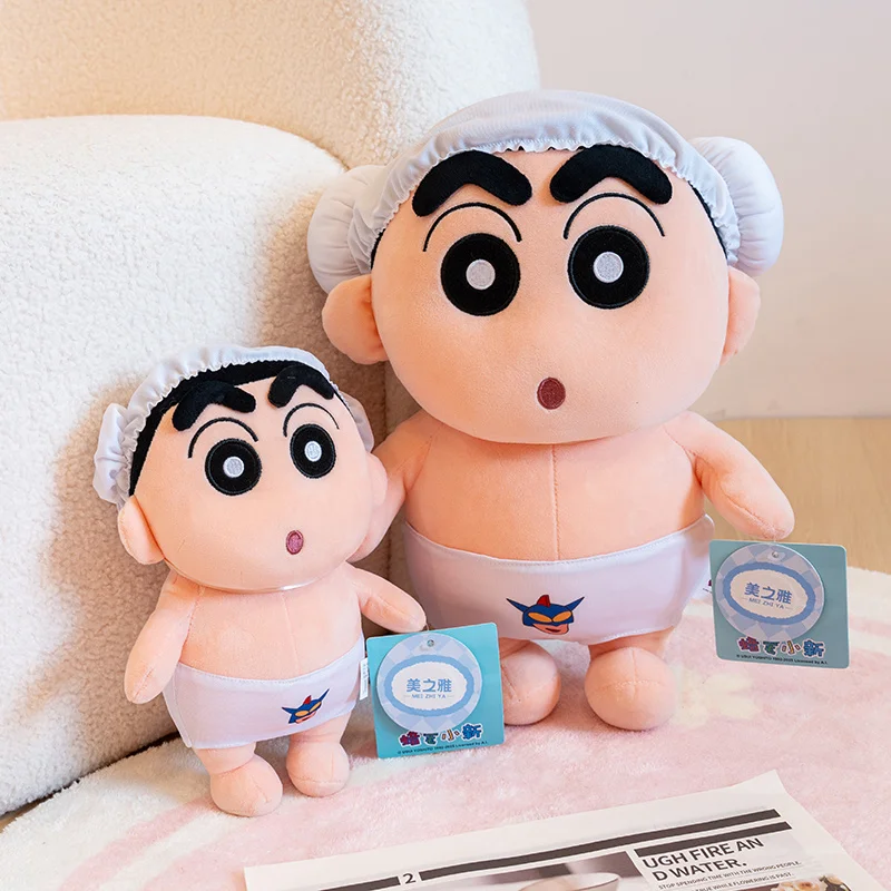 

25/40cm Bath Crayon Shin-chan Plush Toys Kawaii Soft Stuffed Dolls Girls Boys Birthday Christmas Gift Movie Plush Toys