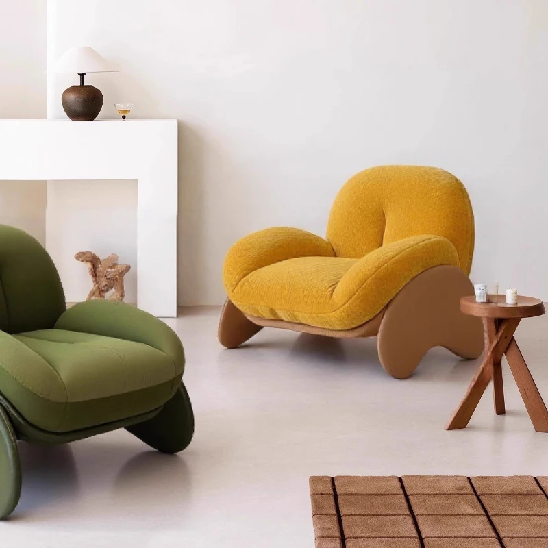 

-*Portable Soft Living Room Chairs Adults Reading Black Occasional Living Room Chairs Modern Cozy Sillones Modernos Furniture Ho