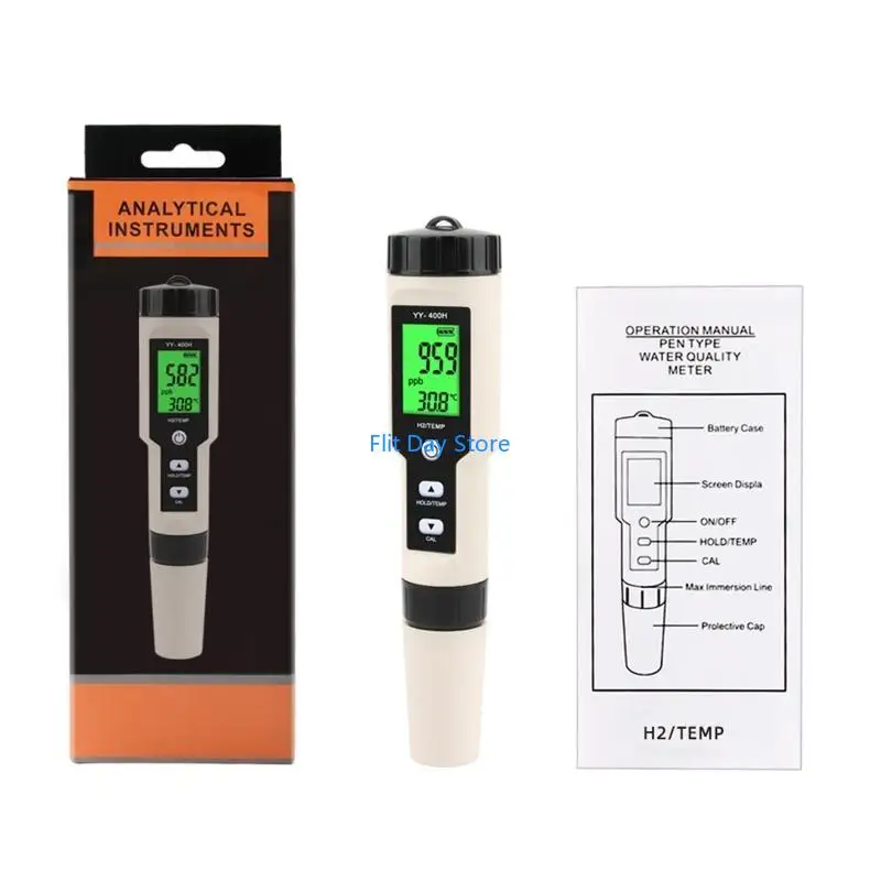 Temperador temperatura F92C Probador concentración iones hidrógeno Medidor Tester calidad agua digital