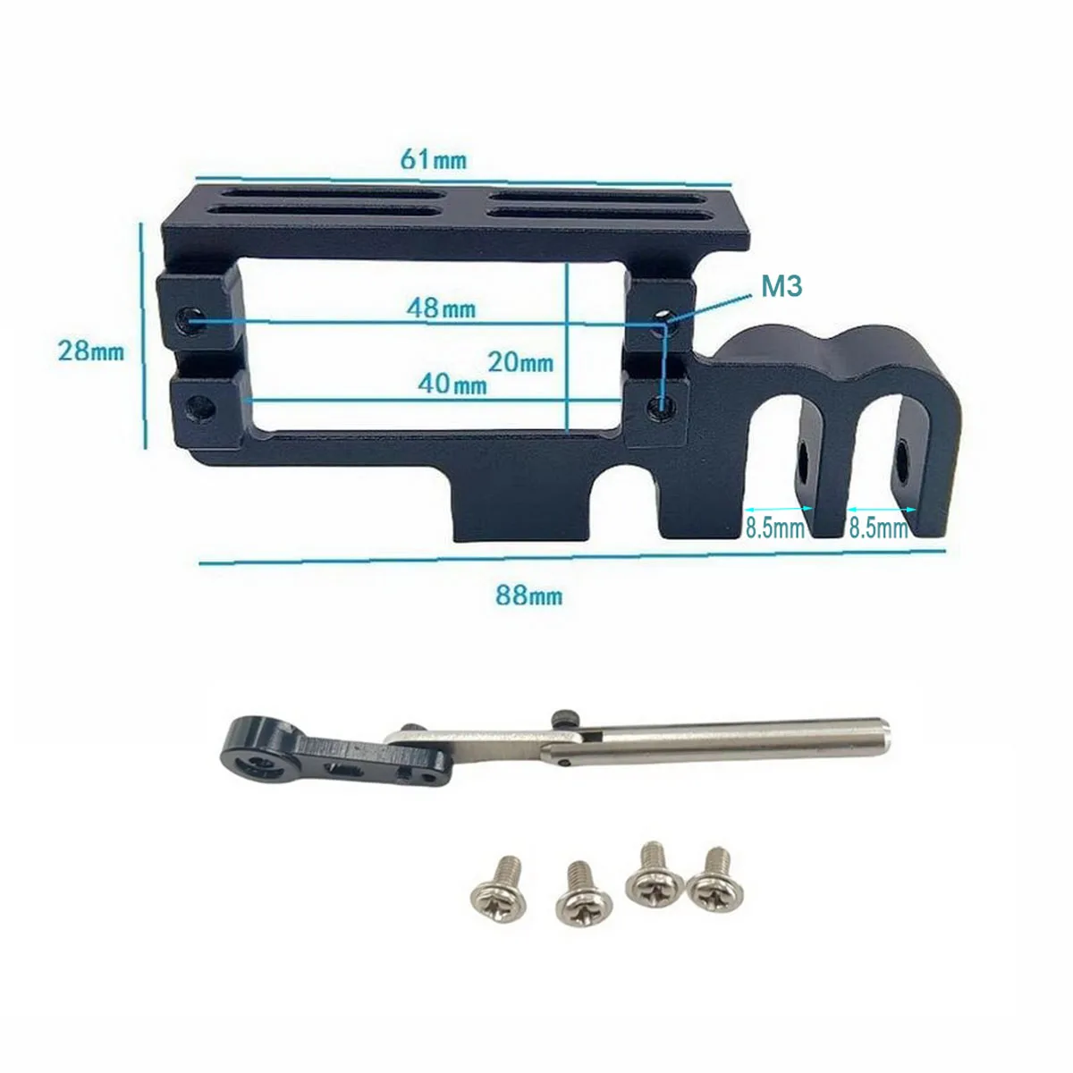 Dispositivo di rilascio a due volte Interruttore servo parabolico Dispositivo di lancio aereo Dispenser di coppia di grandi dimensioni per drone multirotore per la protezione delle piante RC