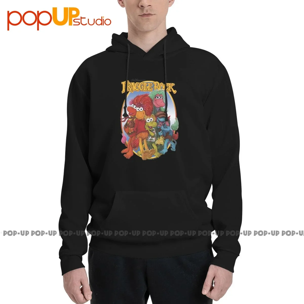 Fraggle Rock Tv Show Group Hug Licensed Hoodie Sweatshirts Hoodies Gift Design Harajuku Best Quality