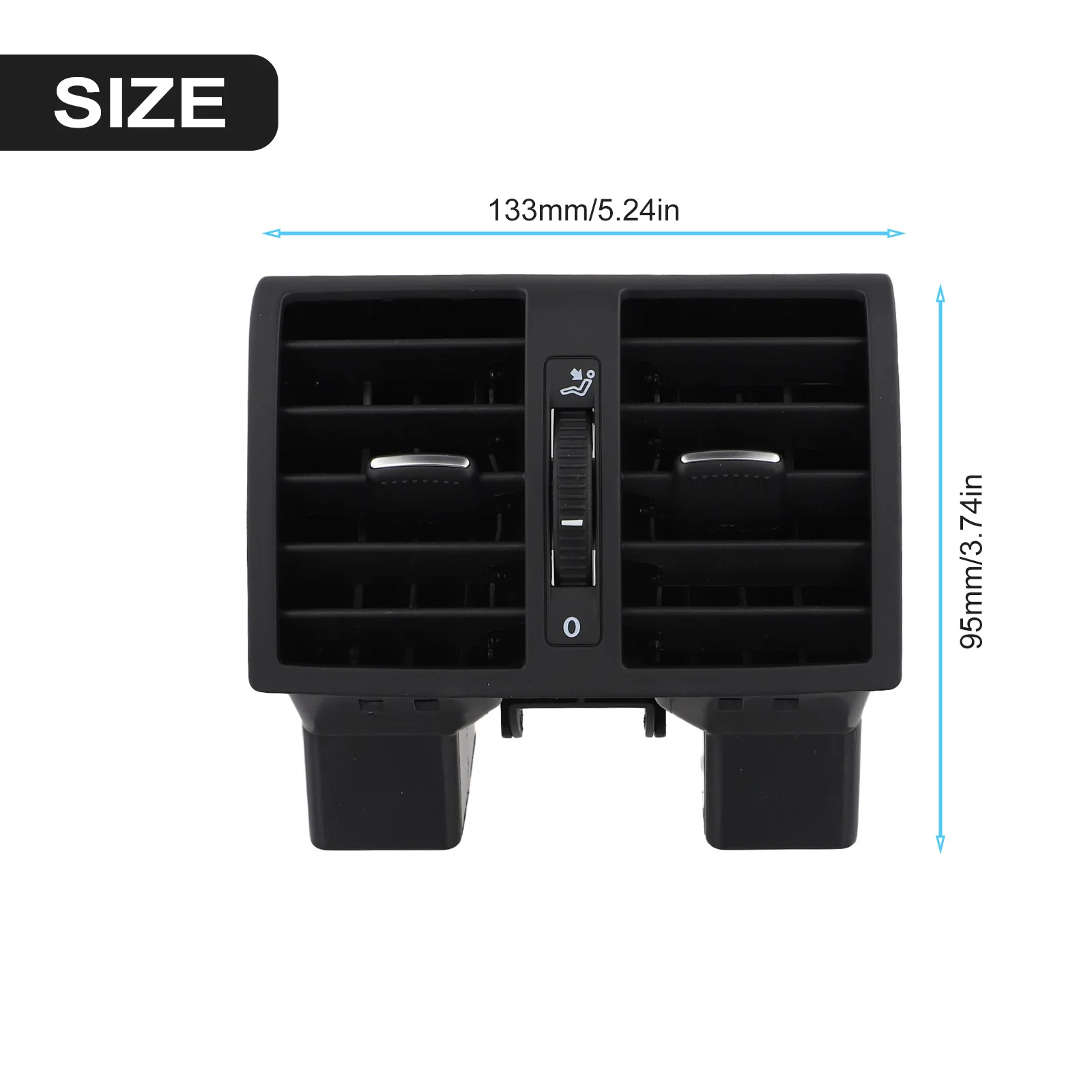 Vent Rear Air Vent Car Truck Parts Easy Installation Overhead Console Parts Perfect Match Air Conditioning Outlet