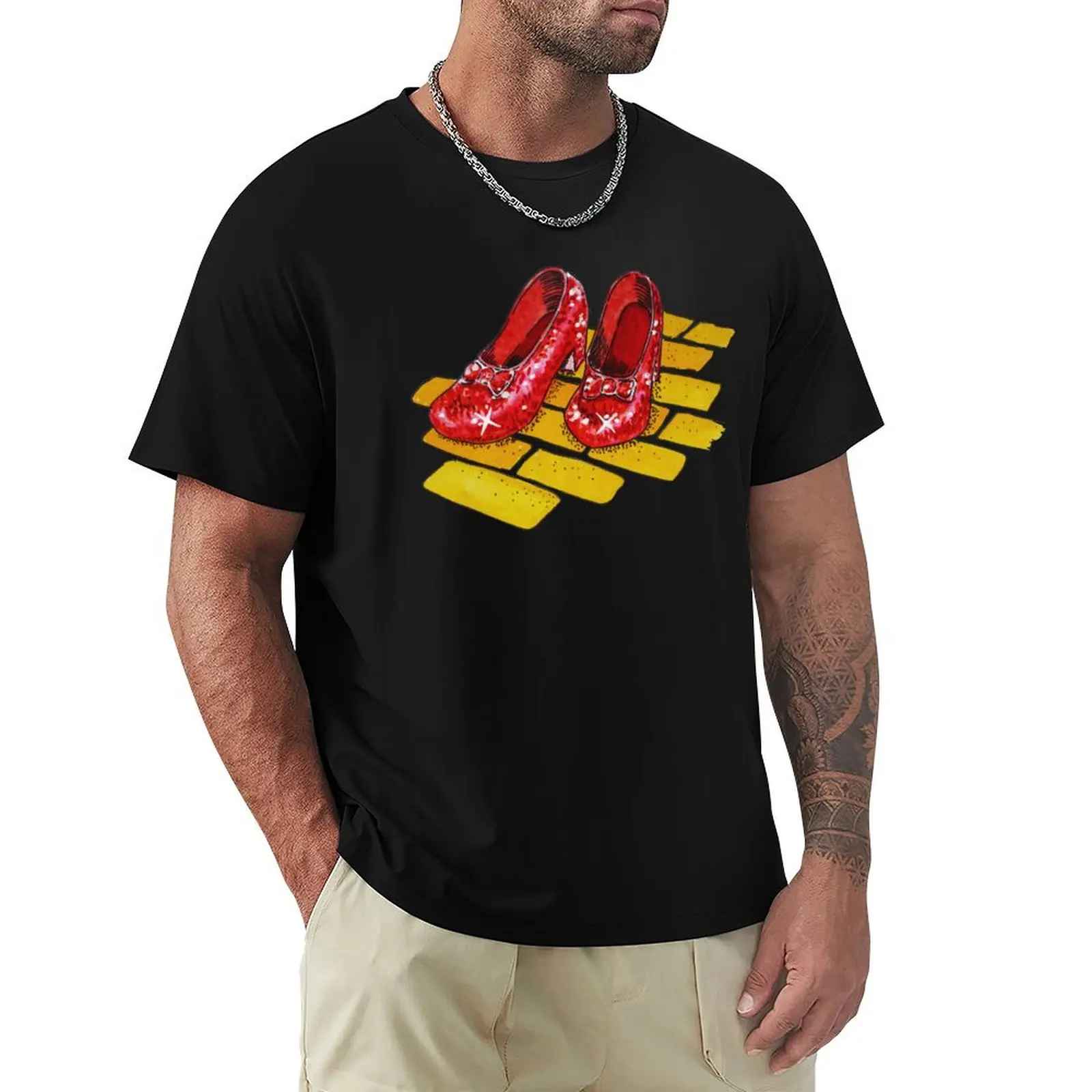 Ruby Slippers Wizard Of Oz T-Shirt Holiday Vacation Tee Shirt
