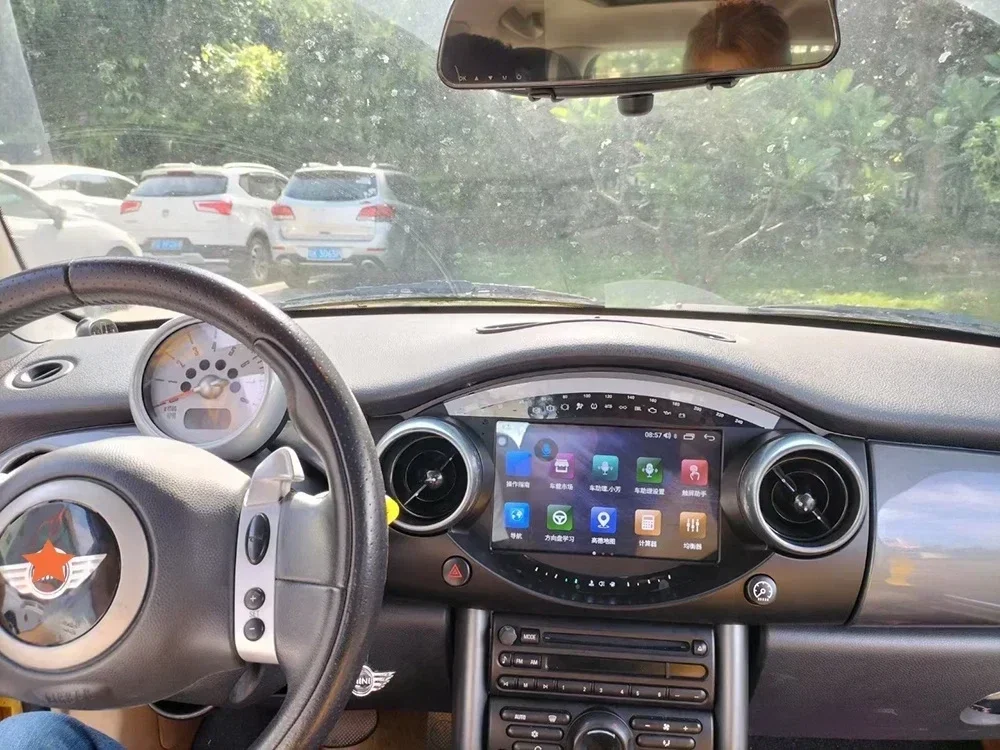 Android 14 Navigator Car Radio For BMW Mini Cooper S R50 R52 R53 2004 -2007 Monitor Screen Multimedia Carplay GPS NO 2DIN DVD BT