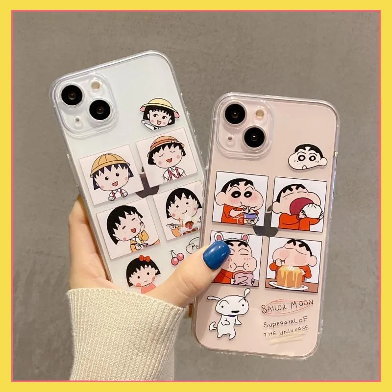 Cherry Meatball Apple 15 Phone Case iPhone 12 promax Crayon New 13 Cartoon Suitable 11 Women's