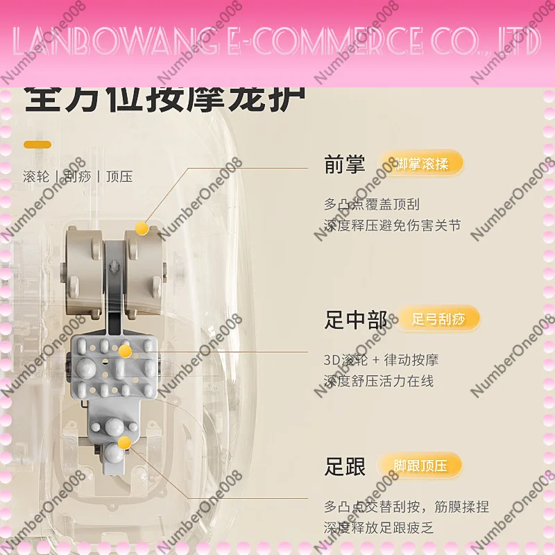 Electric Foot Massager Machine Shiatsu Deep Tissue Kneading for Feet and Calf with Remote Control Home Gift Wholesale