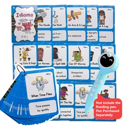 Grammar English Card Idioms Verb Tense Pronouns Nouns Plural Antonym Synonym Vocabulary Building Kids Learning Flash Cards Toys