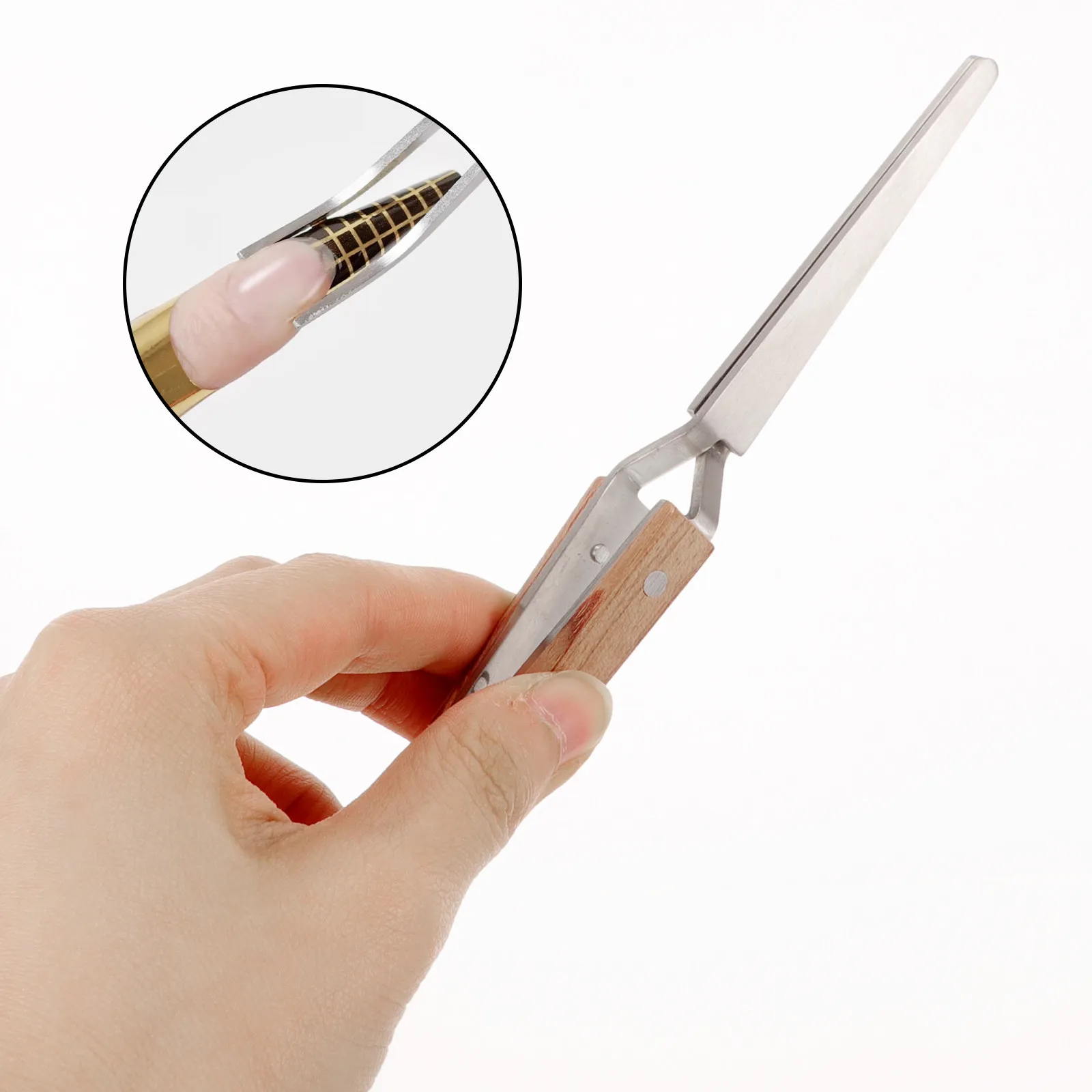 

Nail Shaping Clips Sturdy Metal Pinching Tweezers Manicure Nail Art Tool Curing Accessories Manicure Tool