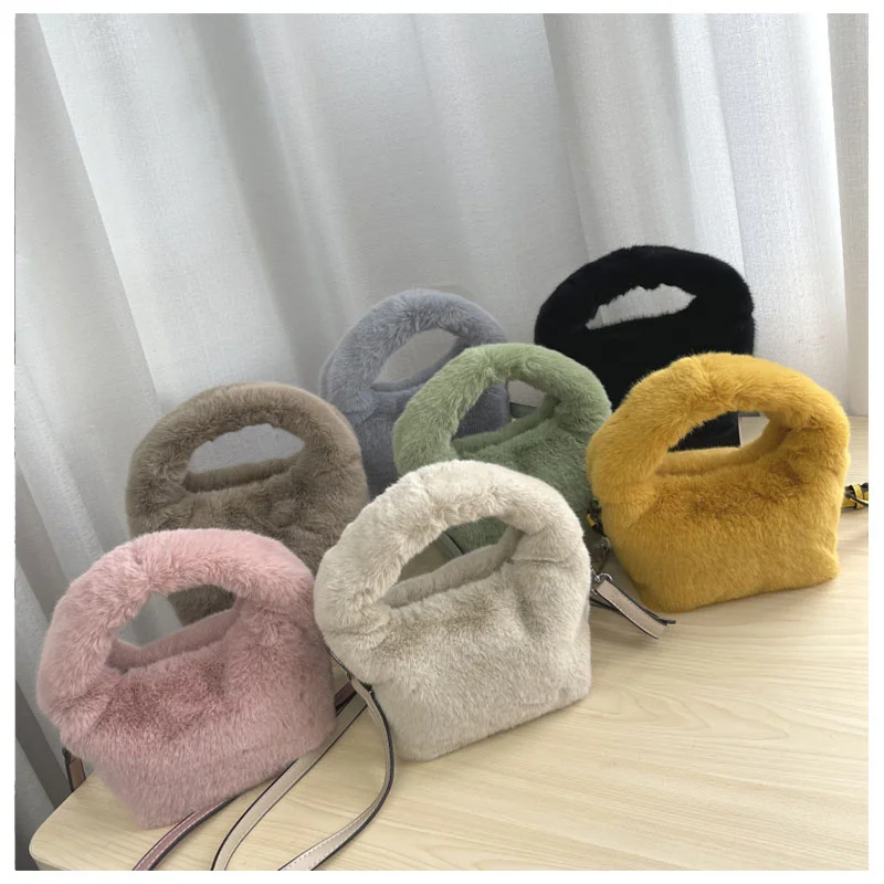 Women's Bag Clutches Faux Fur Bags For Women Luxury Crossbody Bags Fur Bags For Women Designer Handbags Bags For Women 2022