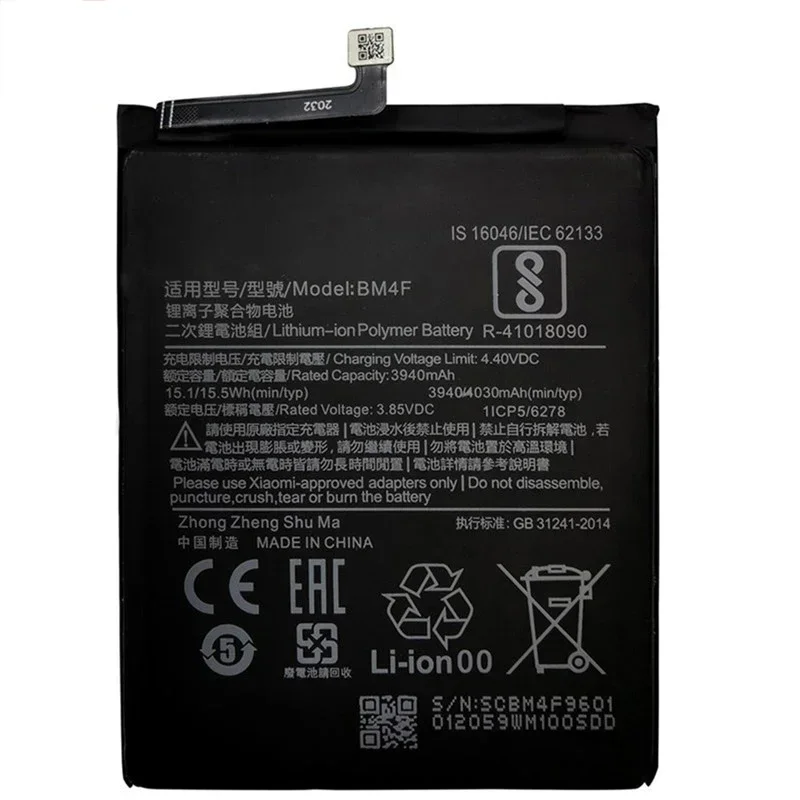 2024 Jahre bm4f Original batterie für xiaomi mi 9 lite mi9 lite/mi a3 cc9 cc9e 4030mah hochwertige Telefon batterie schneller Versand