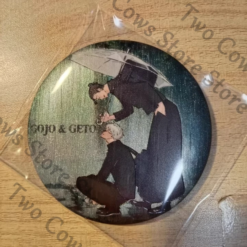 

Jujutsu Kaisen Satoru Gojo Geto Suguru Badge Emblem Laser Ambitus Brooch Breastpin Souvenir Colleagues Table Decoration