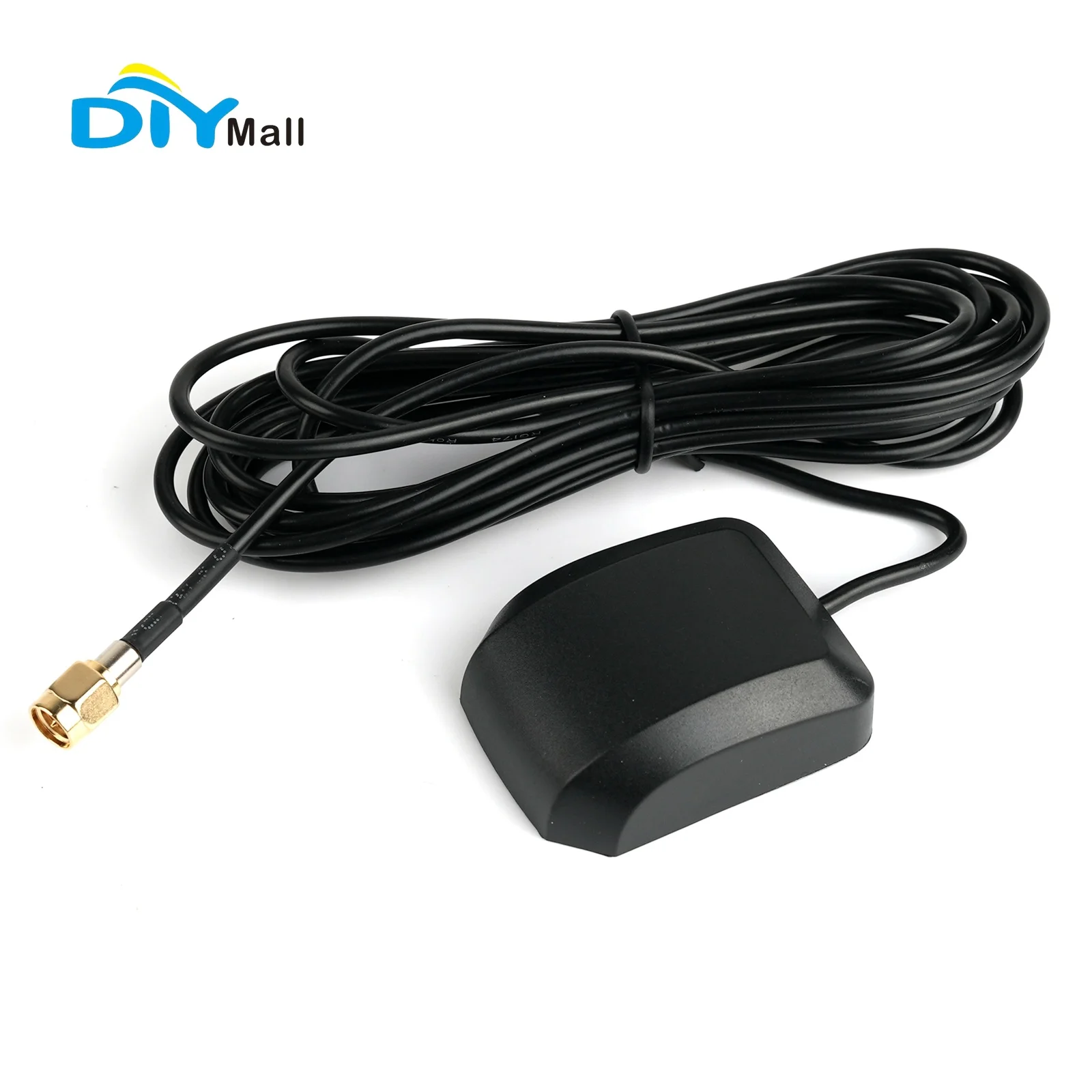 DIYmall Dual-Band GPS GLONASS Antenna 1575.42MHz 1602MHz 4.5dBi Passive Gain with MMCX Connector 3m Cable for Outdoor Use